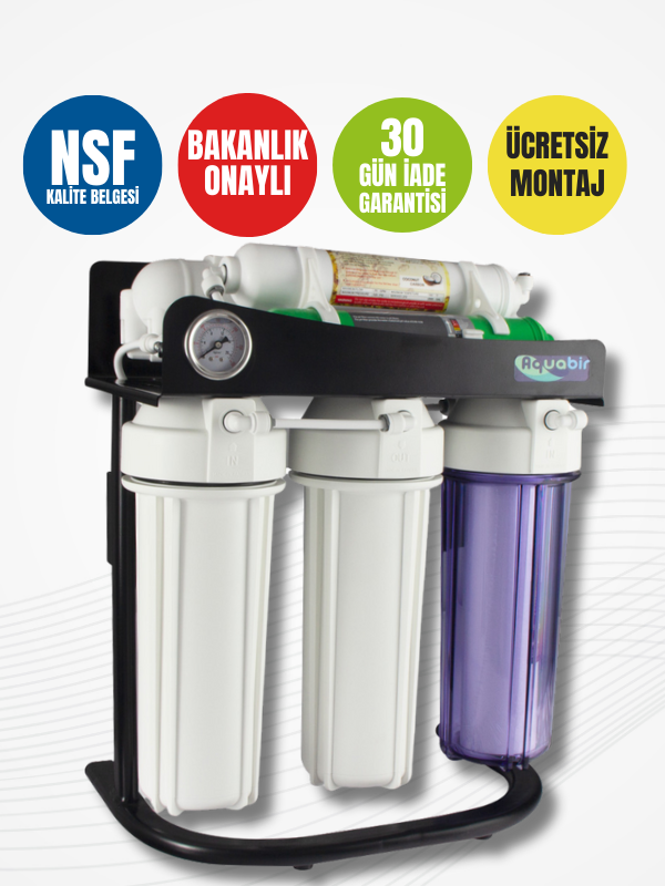 Aquabir 6a-WOP Stantlı Manometreli