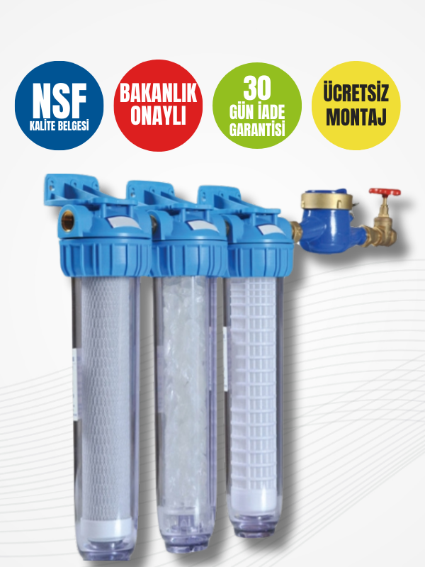 Ortimax 20″ Daire Girişi Su Arıtma