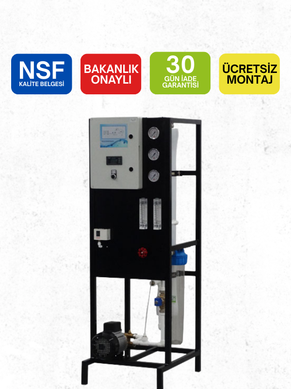 Sanayi Tipi Su Arıtma Cihazı R.O Sistemi 5000Lt/gün Saf Su